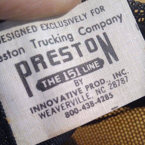 Vintage Preston 151 Line Patch Snap Back Trucker Hat - Picture 8 of 8
